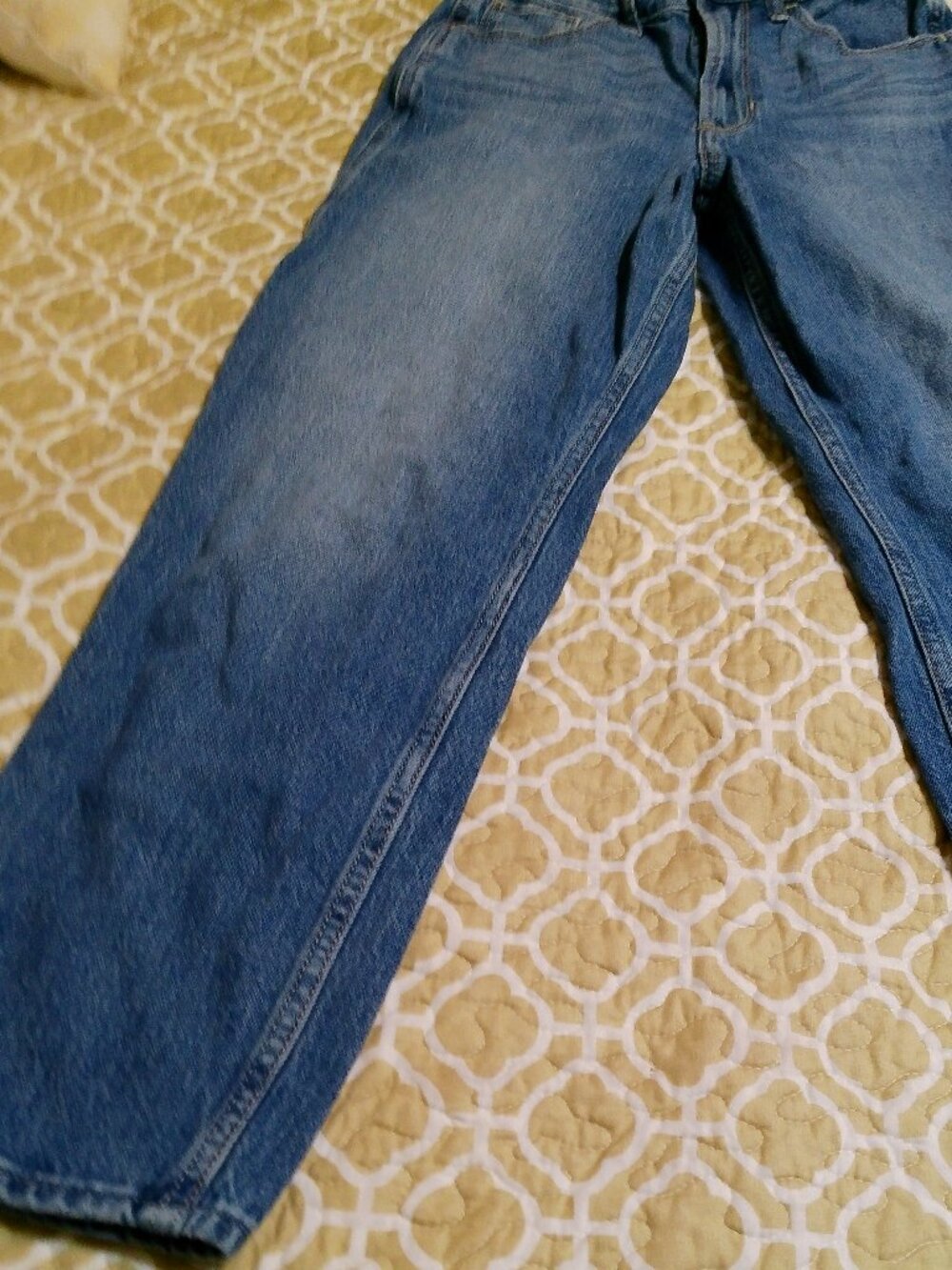 HOLLISTER JEANS STRAIGHT LEG SIZE 0 GOOD CONDITION BLUE